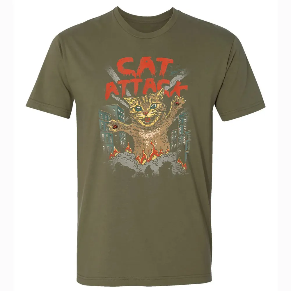 Cat Attack Premium Unisex T-shirt - 5