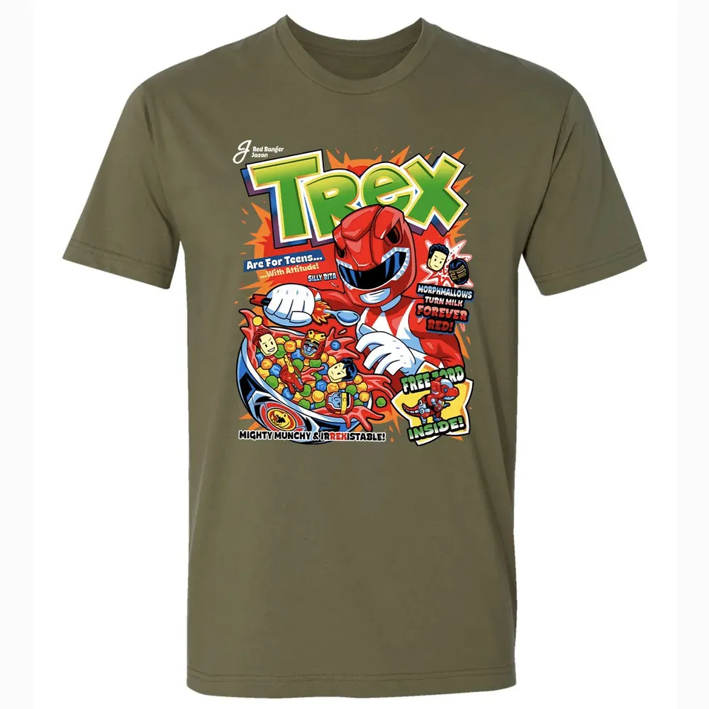 Red Ranger Trex Premium Unisex T-shirt - 5