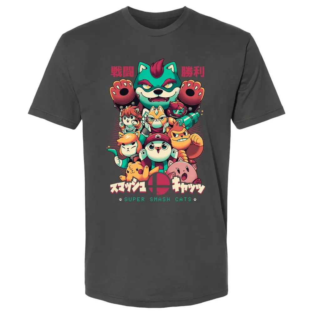 Super Smash Cats Premium Unisex T-shirt - 8