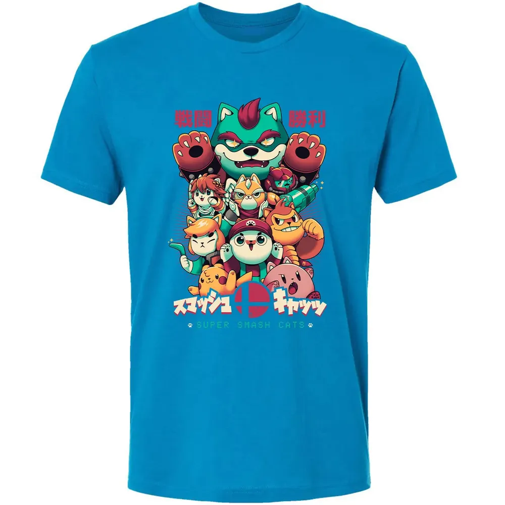 Super Smash Cats Premium Unisex T-shirt - 15
