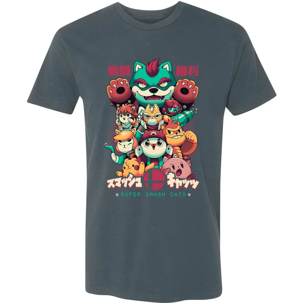Super Smash Cats Premium Unisex T-shirt - 14