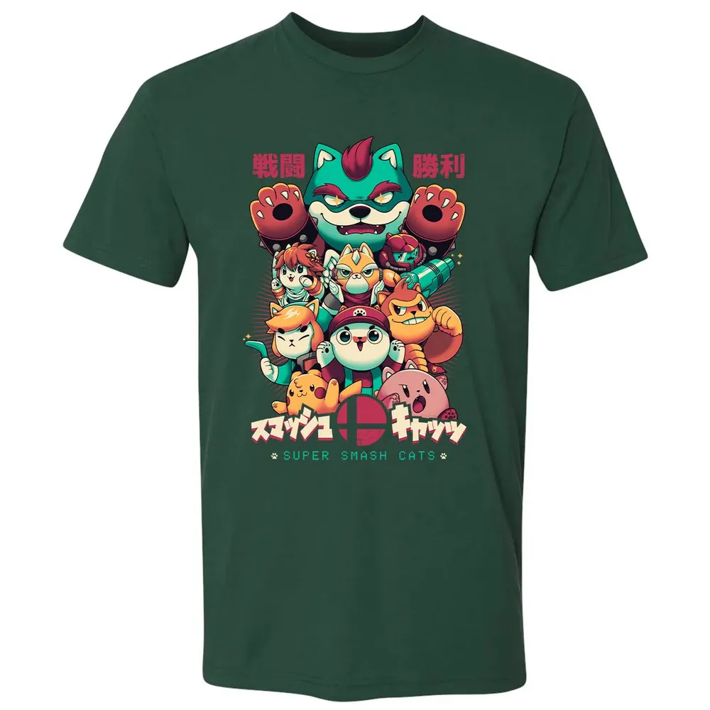 Super Smash Cats Premium Unisex T-shirt - 12