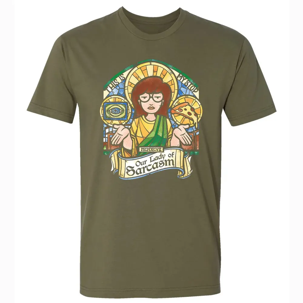 Our Lady Of Sarcasm Premium Unisex T-shirt - 5