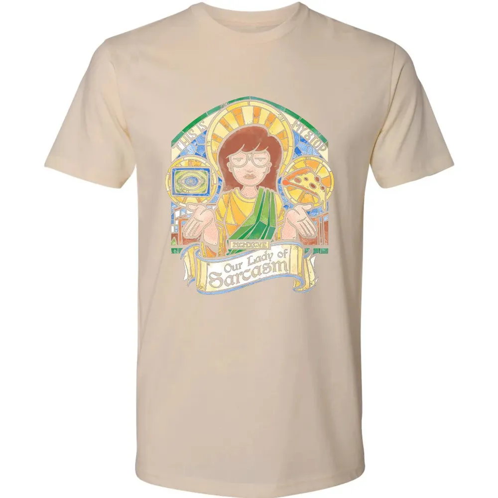 Our Lady Of Sarcasm Premium Unisex T-shirt - 13