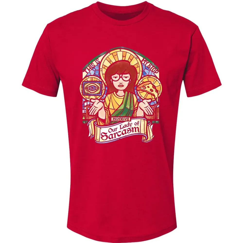 Our Lady Of Sarcasm Premium Unisex T-shirt - 6