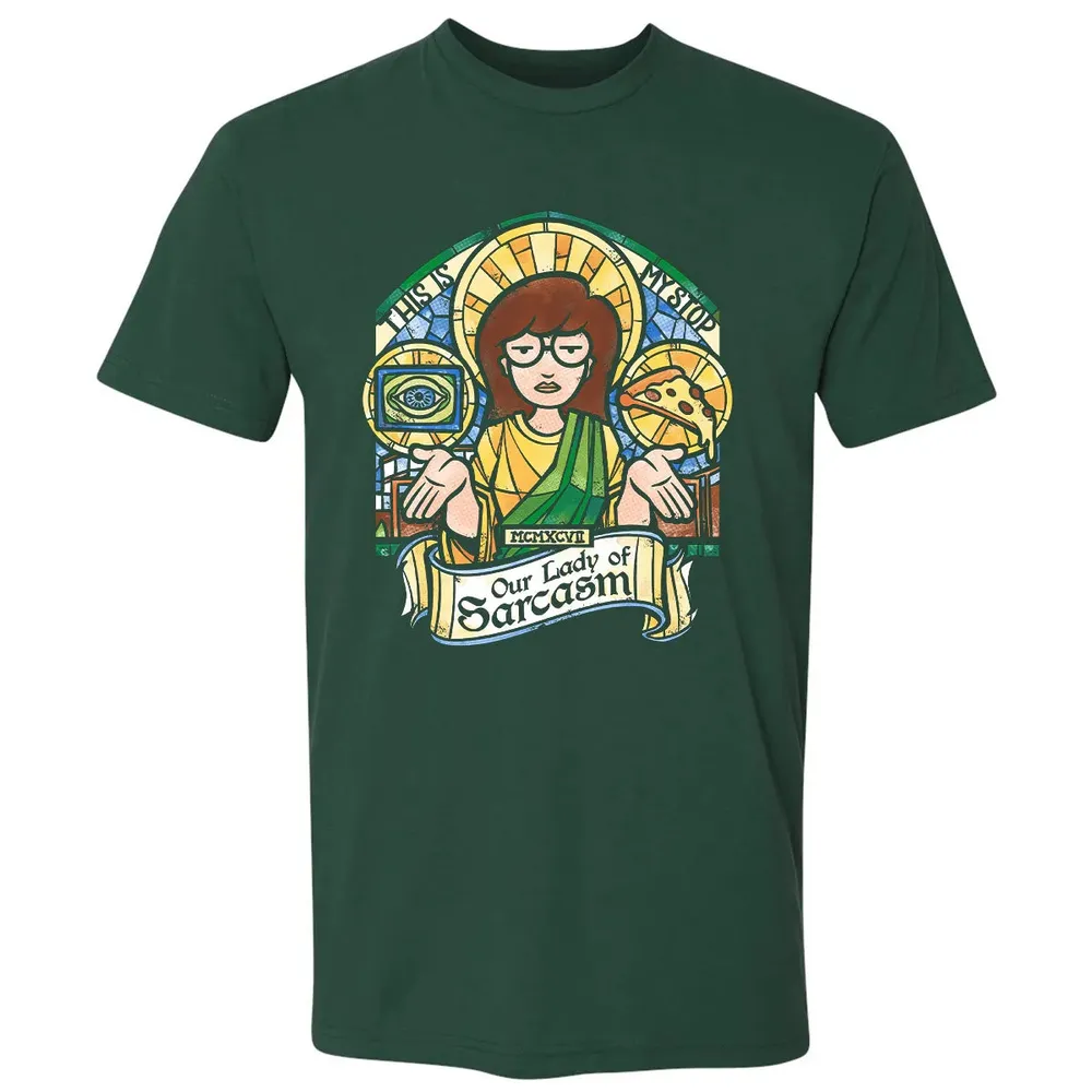 Our Lady Of Sarcasm Premium Unisex T-shirt - 12