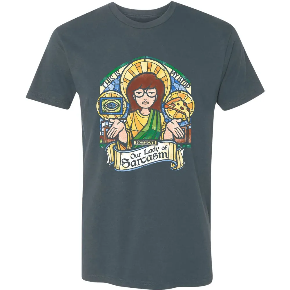 Our Lady Of Sarcasm Premium Unisex T-shirt - 14