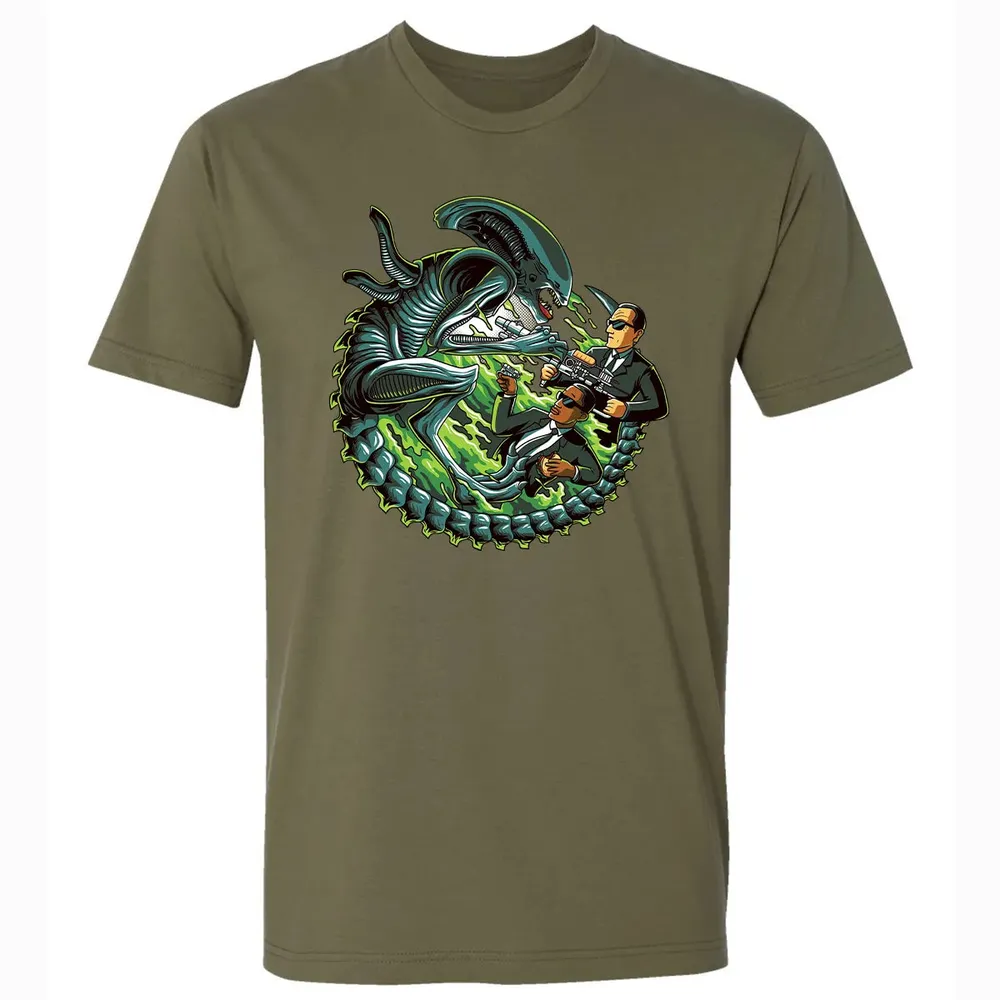 Men vs Alien Premium Unisex T-shirt - 5