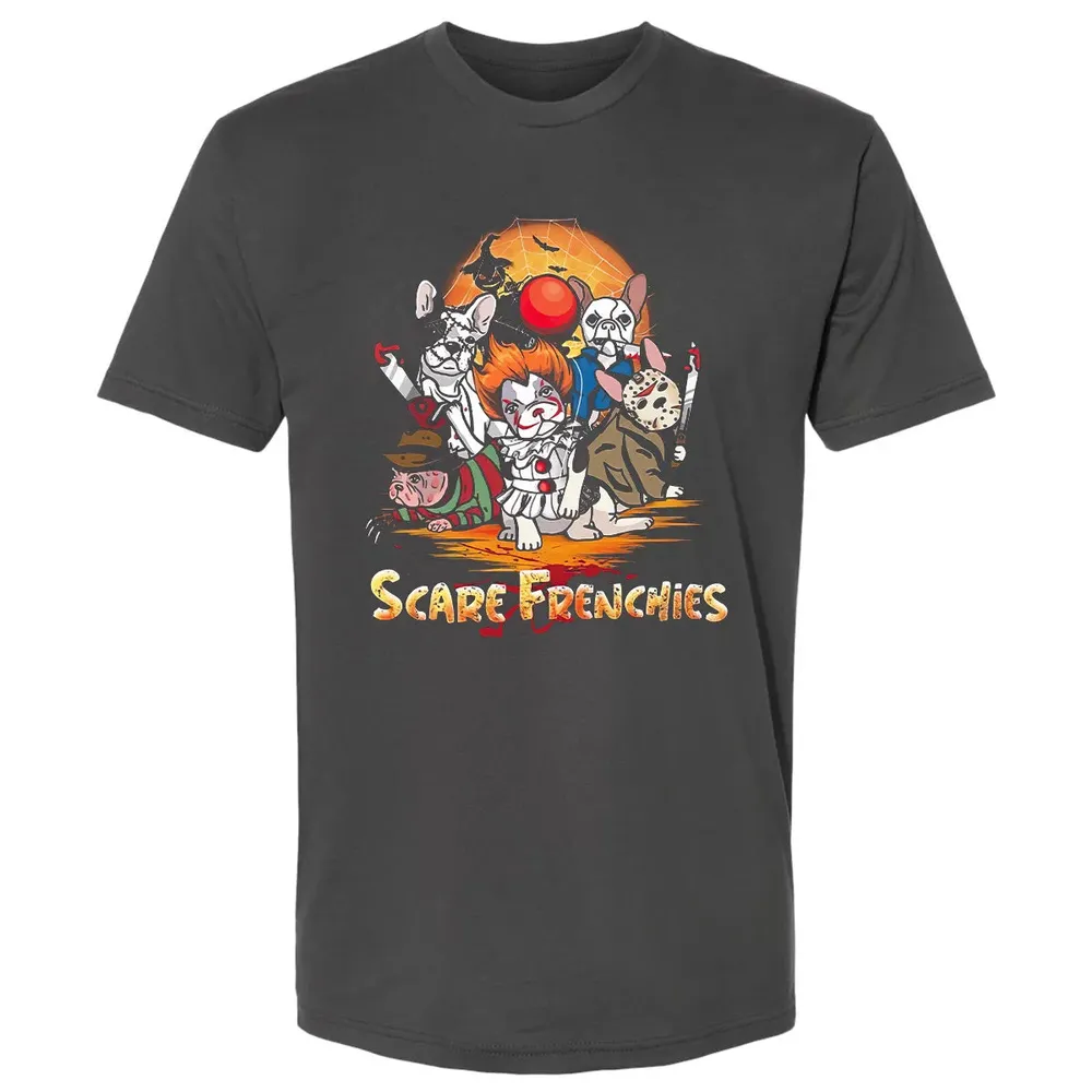 Scare Frenchies Premium Unisex T-shirt - 8