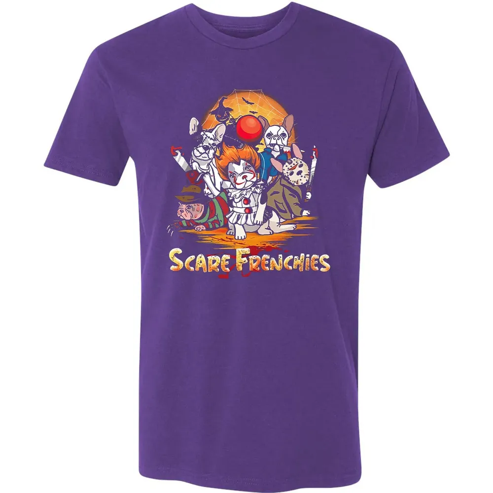 Scare Frenchies Premium Unisex T-shirt - 7
