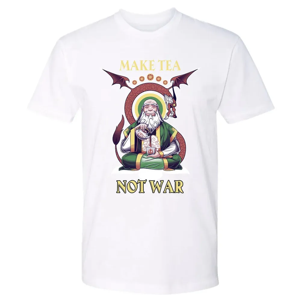 Make Tea Not War Premium Unisex T-shirt - 4