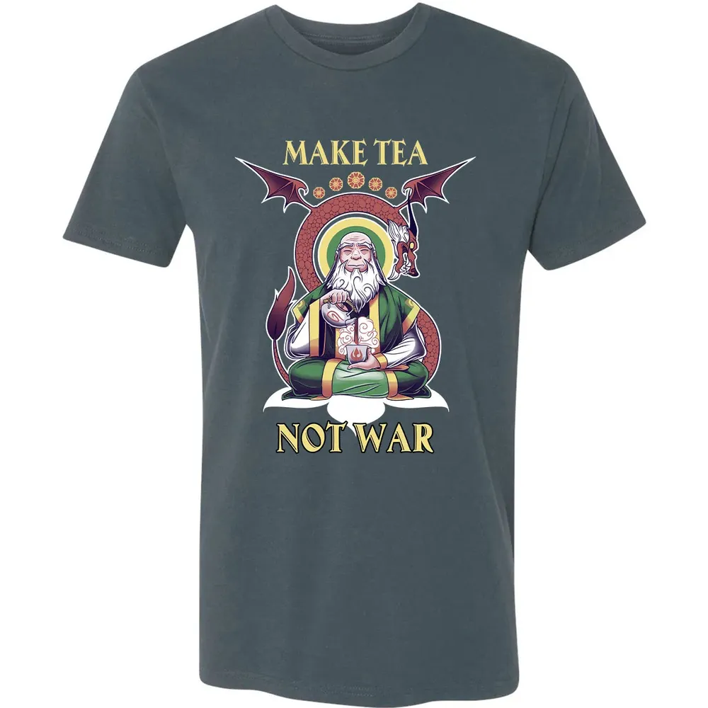Make Tea Not War Premium Unisex T-shirt - 14