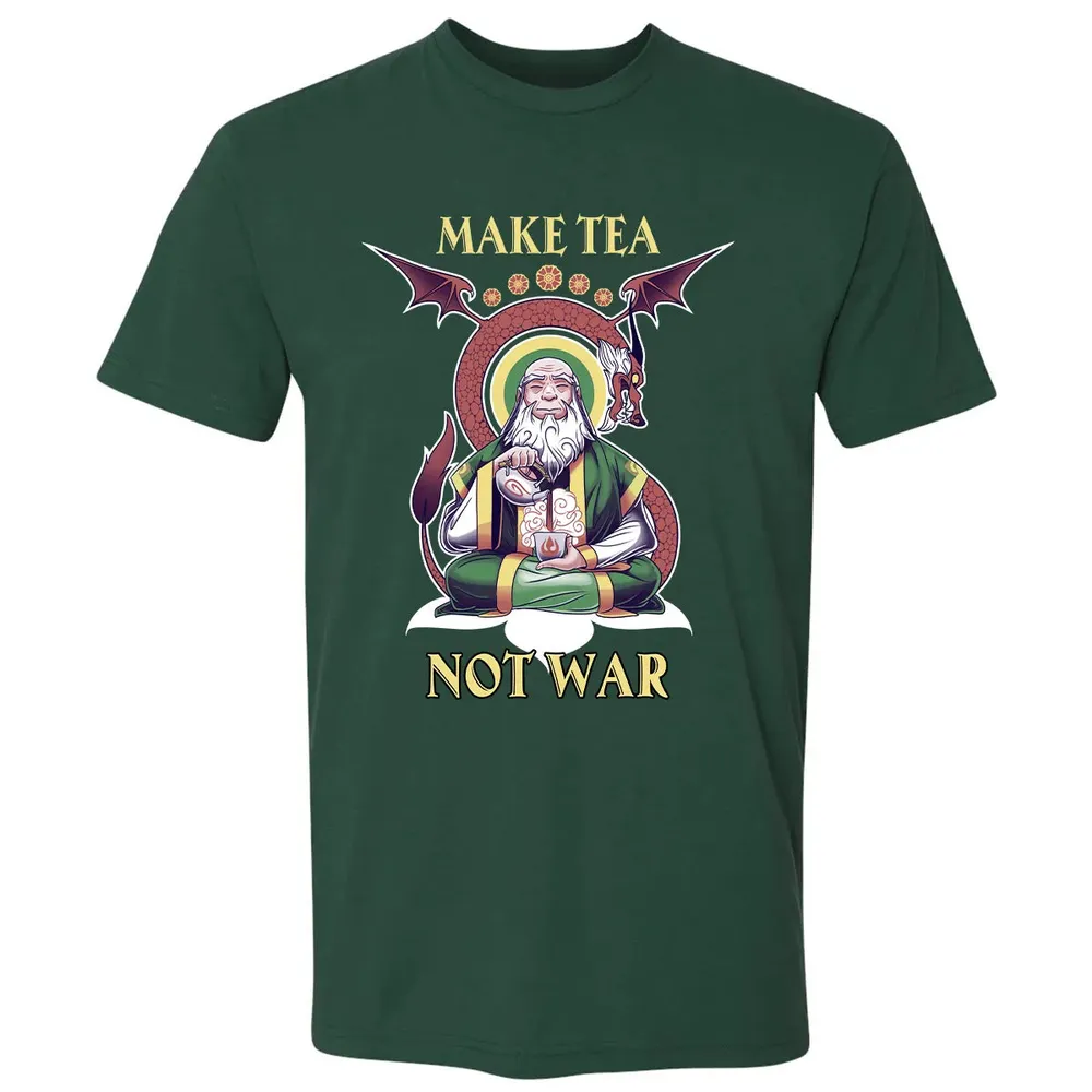 Make Tea Not War Premium Unisex T-shirt - 12