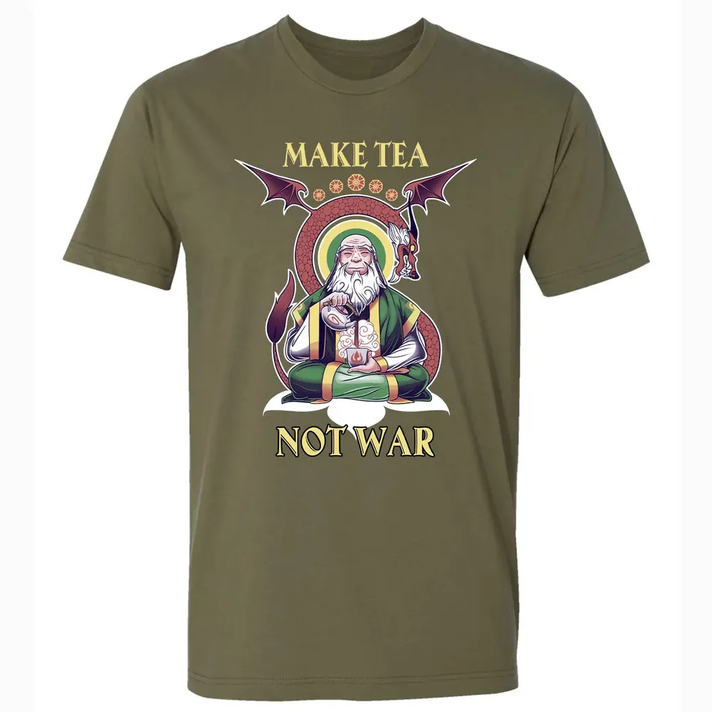 Make Tea Not War Premium Unisex T-shirt - 5