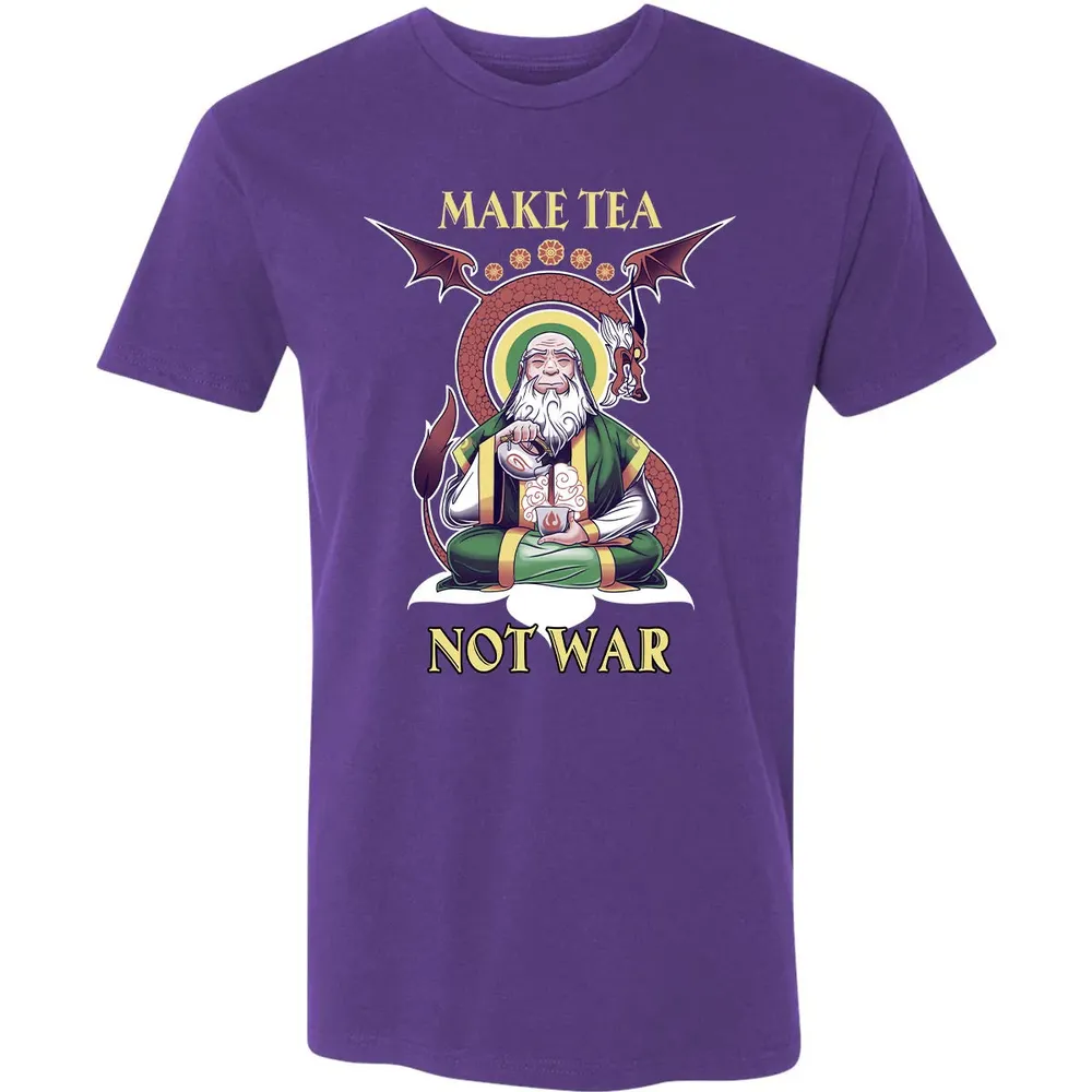 Make Tea Not War Premium Unisex T-shirt - 7