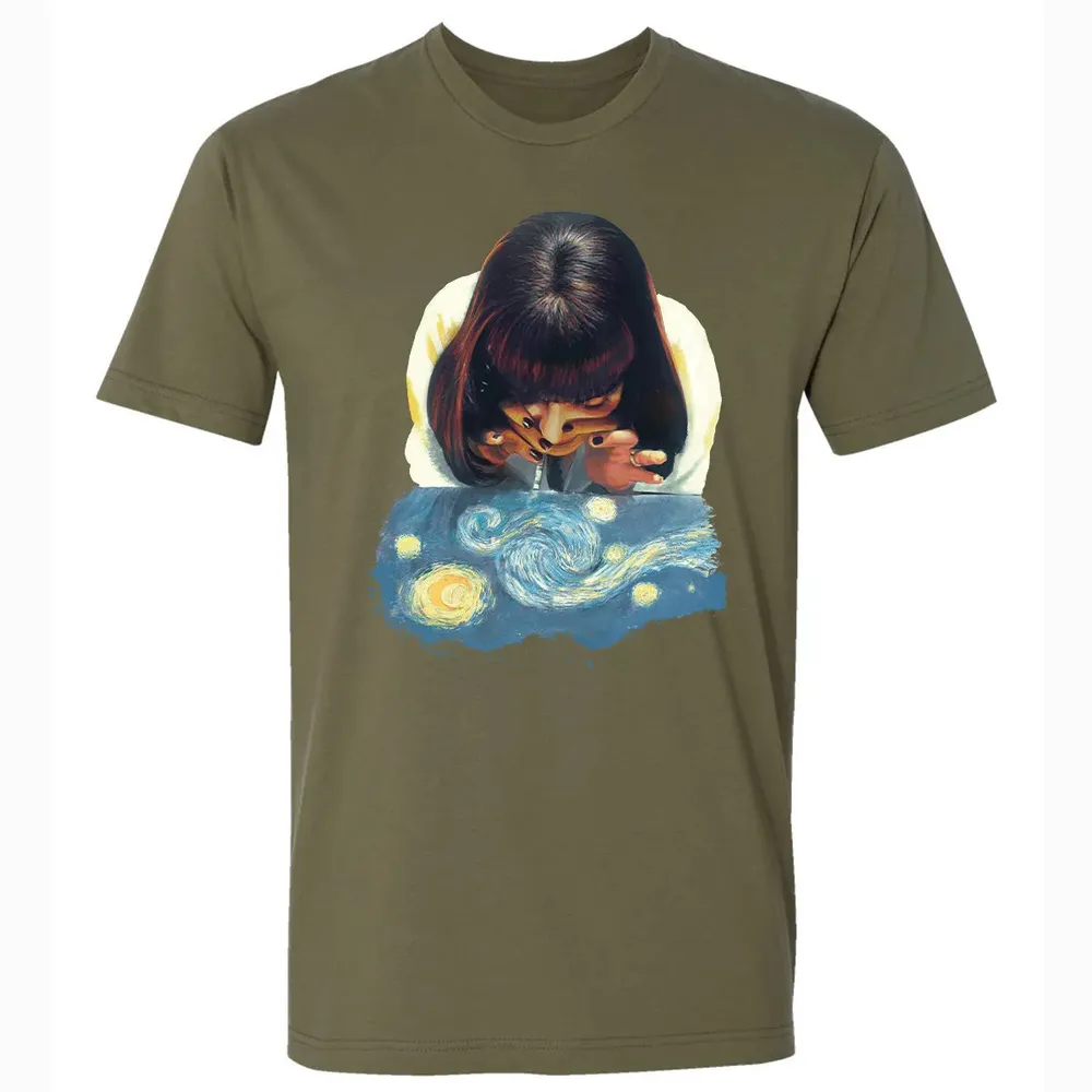 Mia Wallace Starry Night Premium Unisex T-shirt - 5