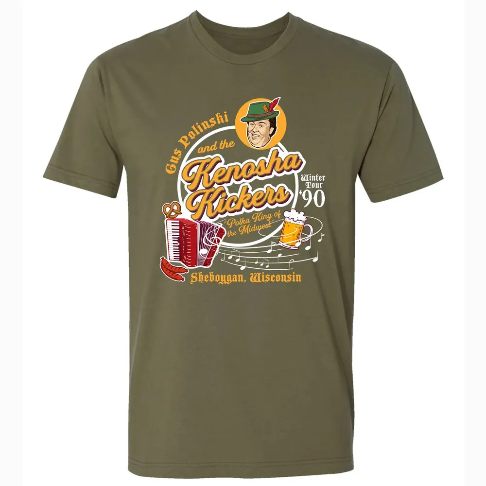 Gus Polinski and the Kenosha Kickers Premium Unisex T-shirt - 5