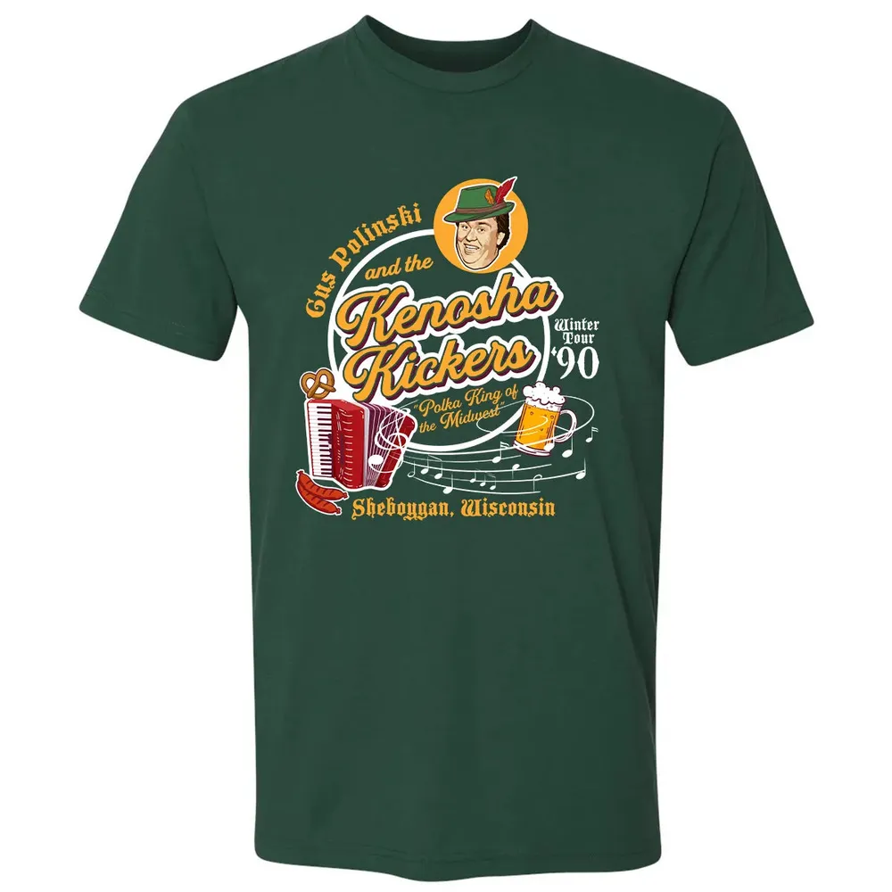 Gus Polinski and the Kenosha Kickers Premium Unisex T-shirt - 12