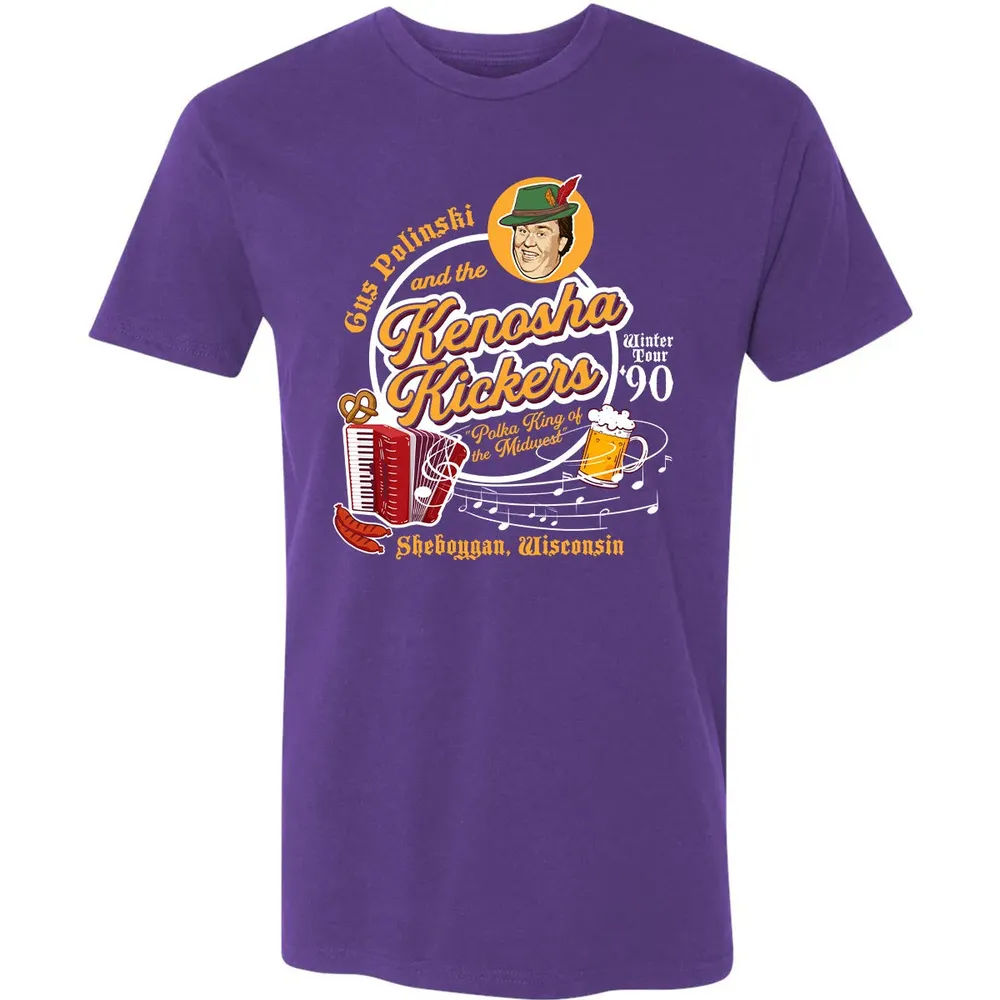 Gus Polinski and the Kenosha Kickers Premium Unisex T-shirt - 7