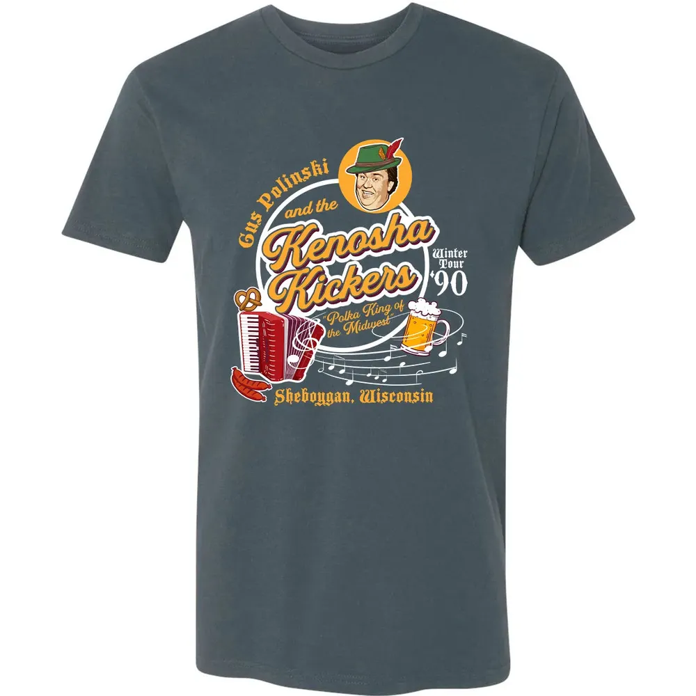 Gus Polinski and the Kenosha Kickers Premium Unisex T-shirt - 14