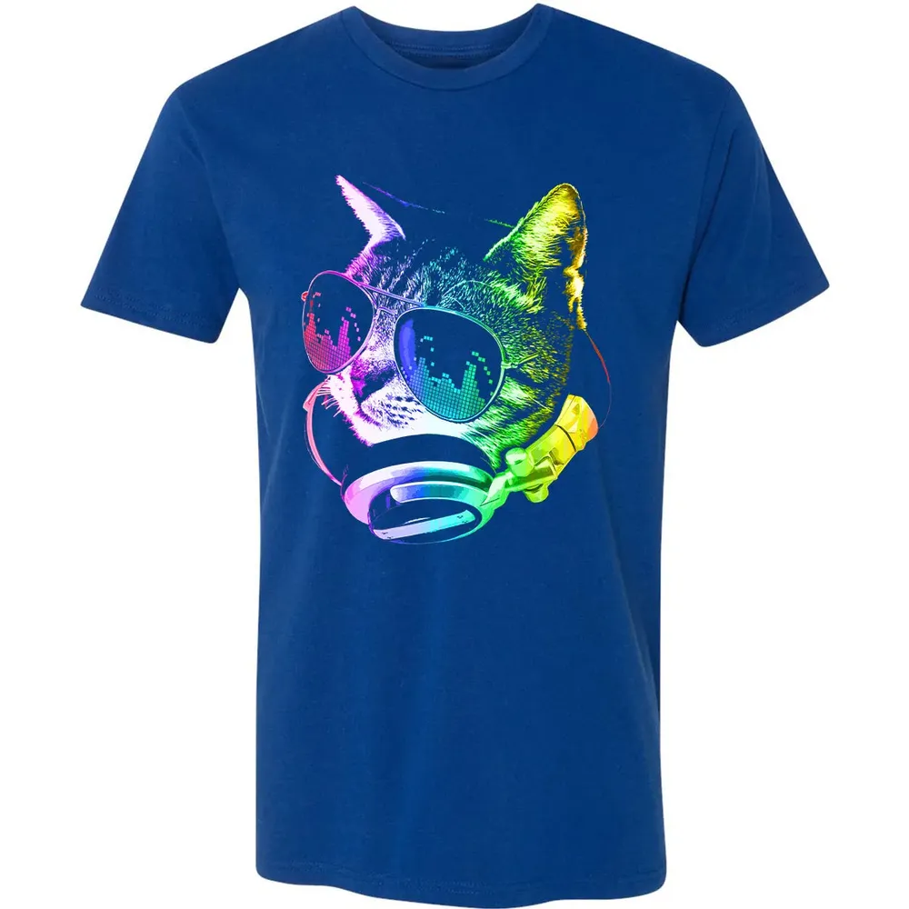 Rainbow Music Cat Premium Unisex T-shirt - 10