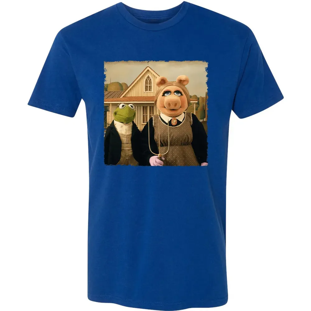 Ms Piggy's American Gothic Premium Unisex T-shirt - 10