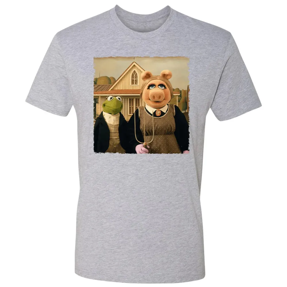Ms Piggy's American Gothic Premium Unisex T-shirt - 9