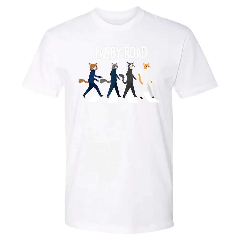 Tabby Road Cats  Cat Lover Premium Unisex T-shirt - 4