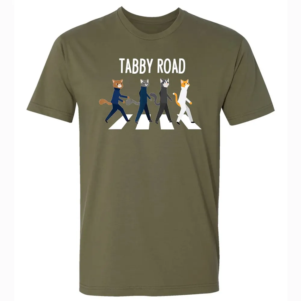 Tabby Road Cats  Cat Lover Premium Unisex T-shirt - 5