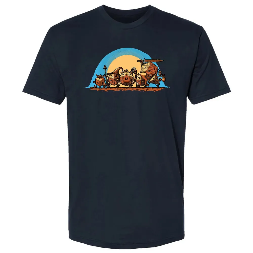 The Fellowship Of The Dice Premium Unisex T-shirt - 2