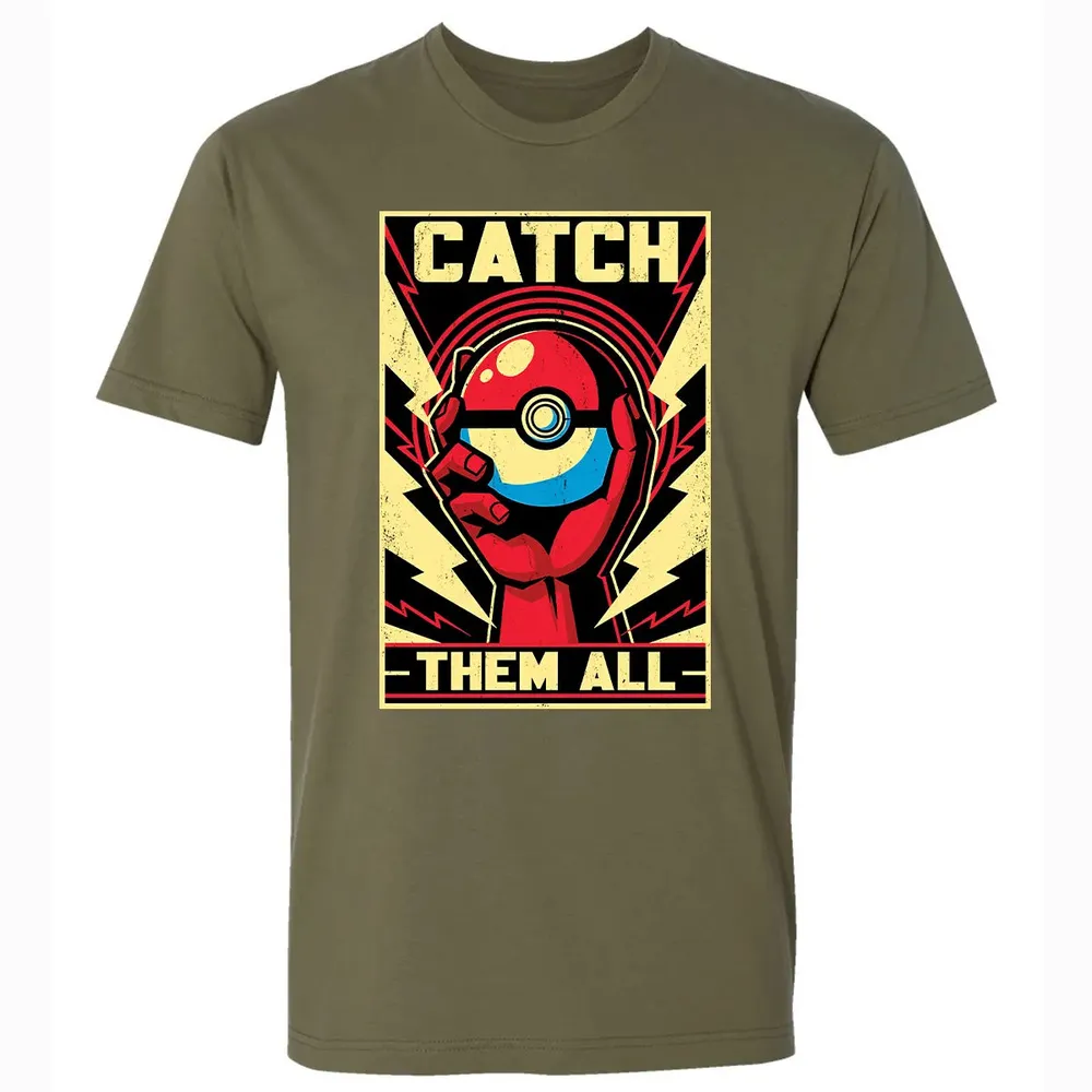 Catch Them All Premium Unisex T-shirt - 5
