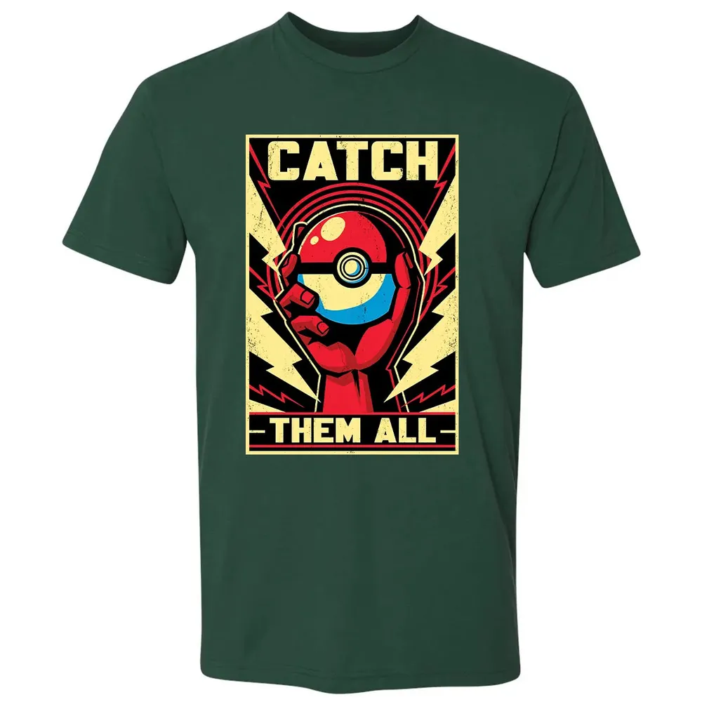 Catch Them All Premium Unisex T-shirt - 12
