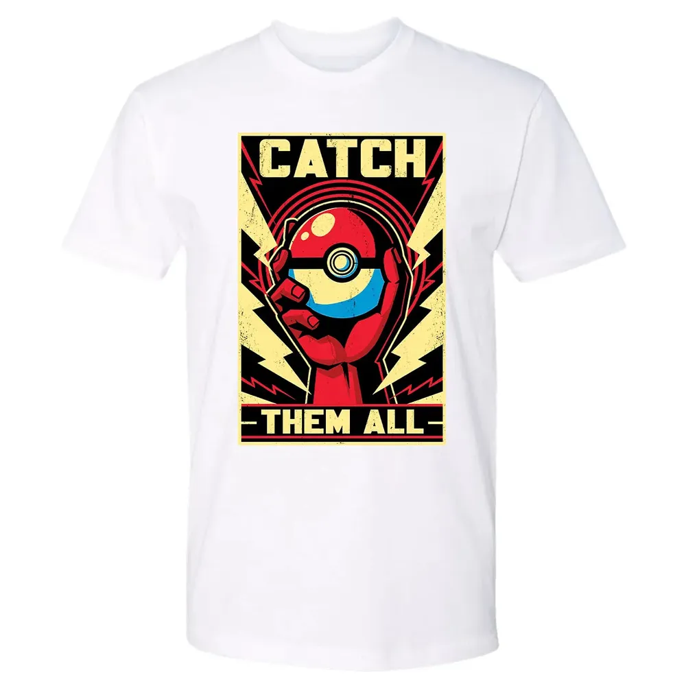 Catch Them All Premium Unisex T-shirt - 4