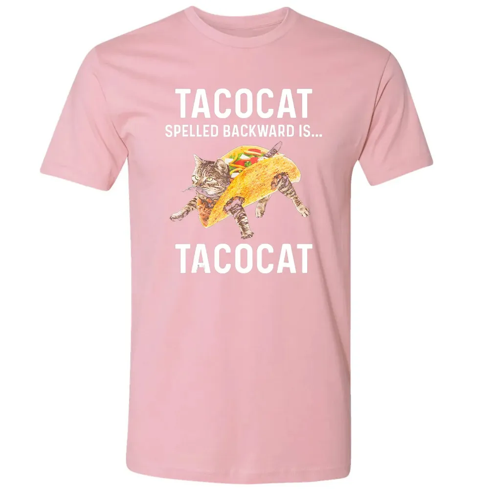 Tacocat Spelled Backward Is Tacocat   Love Cat And Taco Premium Unisex T-shirt - 3