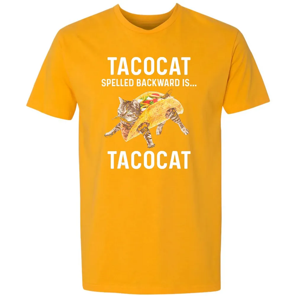 Tacocat Spelled Backward Is Tacocat   Love Cat And Taco Premium Unisex T-shirt - 11