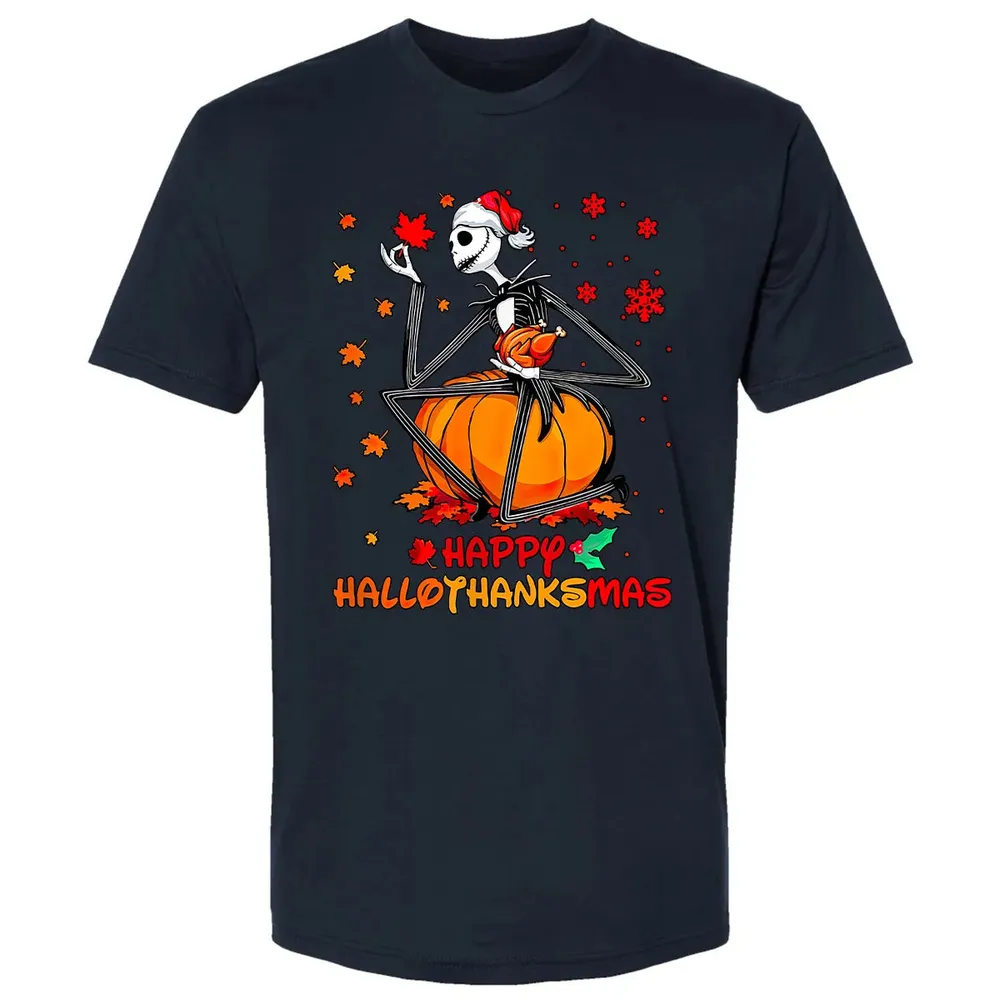Happy HalloThanksMas Premium Unisex T-shirt - 2