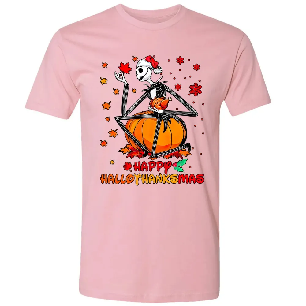 Happy HalloThanksMas Premium Unisex T-shirt - 3