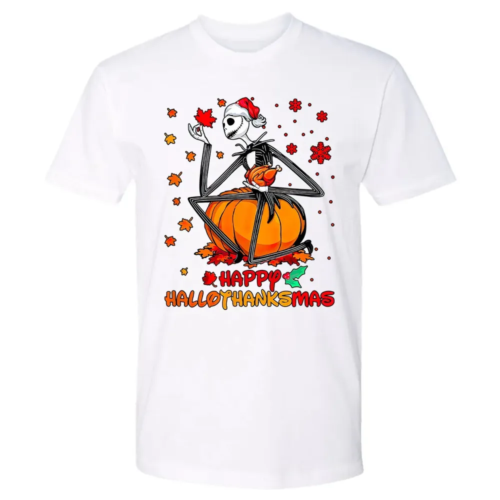 Happy HalloThanksMas Premium Unisex T-shirt - 4