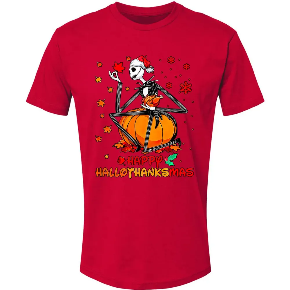 Happy HalloThanksMas Premium Unisex T-shirt - 6