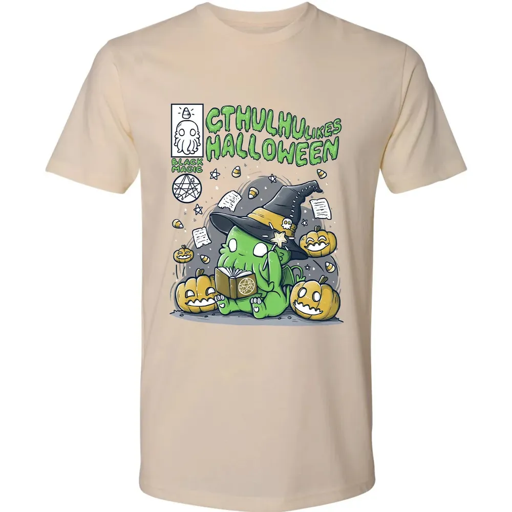 Cthulhu likes Halloween Premium Unisex T-shirt - 13