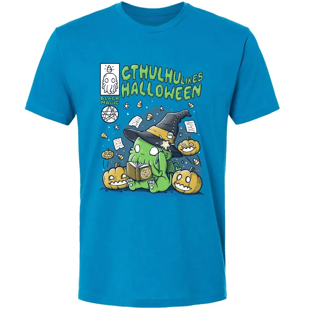 Cthulhu likes Halloween Premium Unisex T-shirt - 15