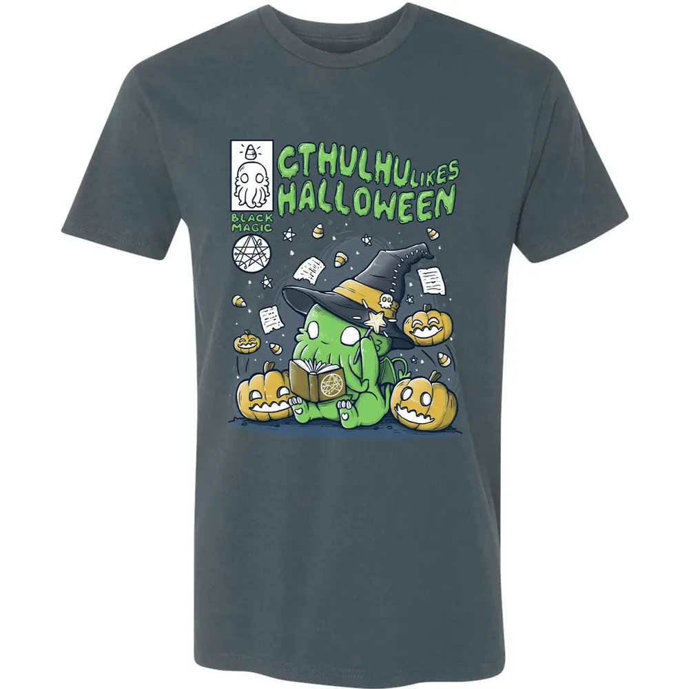 Cthulhu likes Halloween Premium Unisex T-shirt - 14