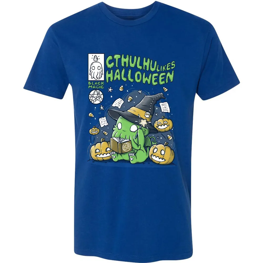 Cthulhu likes Halloween Premium Unisex T-shirt - 10