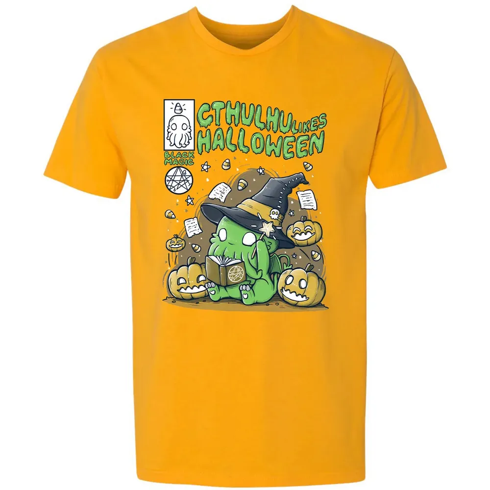 Cthulhu likes Halloween Premium Unisex T-shirt - 11