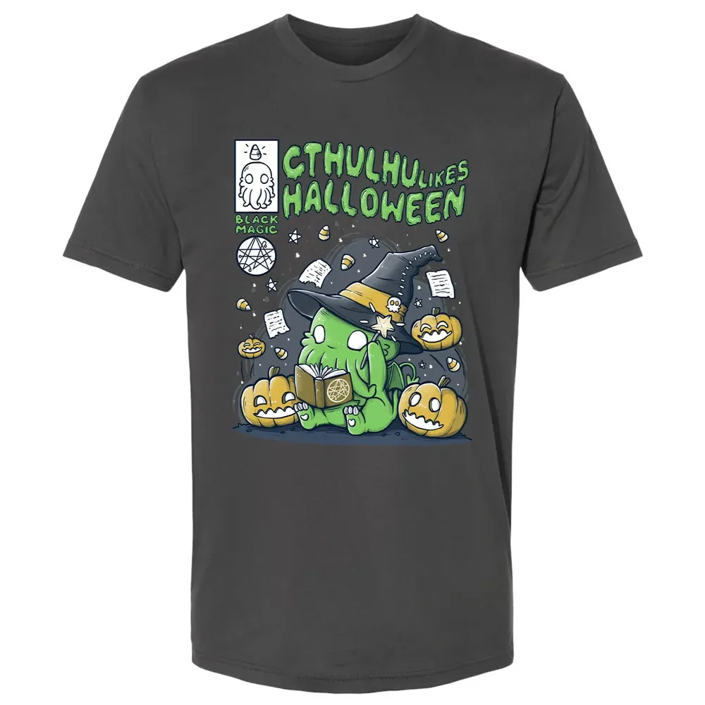 Cthulhu likes Halloween Premium Unisex T-shirt - 8