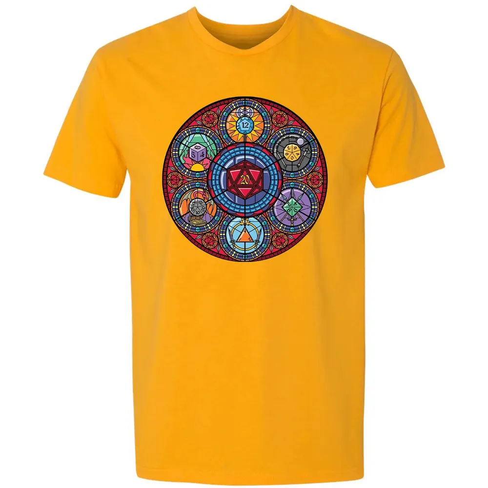 Dices Stained Glass Premium Unisex T-shirt - 11
