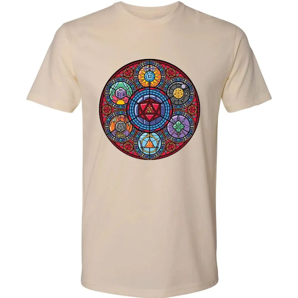 Dices Stained Glass Premium Unisex T-shirt - 13