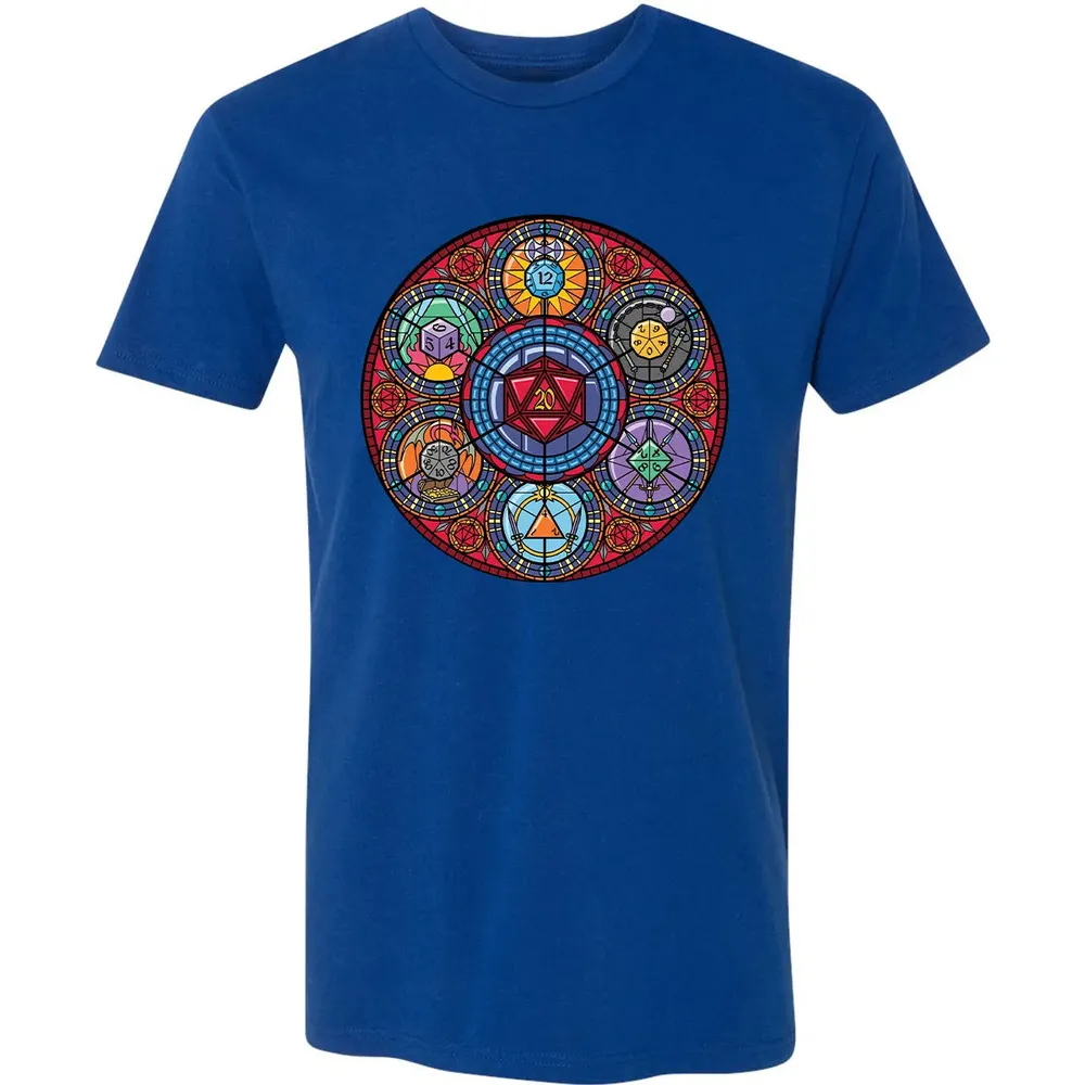 Dices Stained Glass Premium Unisex T-shirt - 10