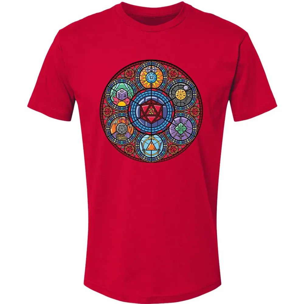 Dices Stained Glass Premium Unisex T-shirt - 6