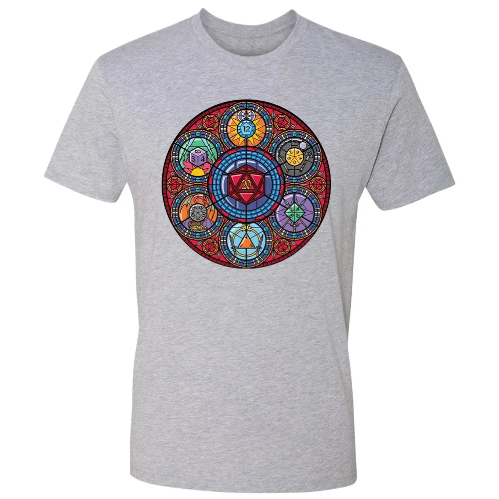 Dices Stained Glass Premium Unisex T-shirt - 9